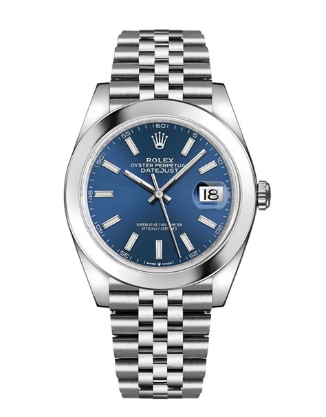 rolex datejust 41 blaues zifferblatt